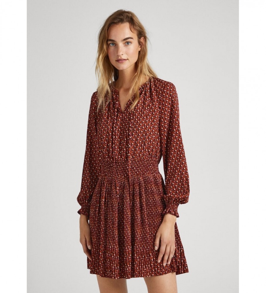 Vestido Katri bordô da Pepe Jeans