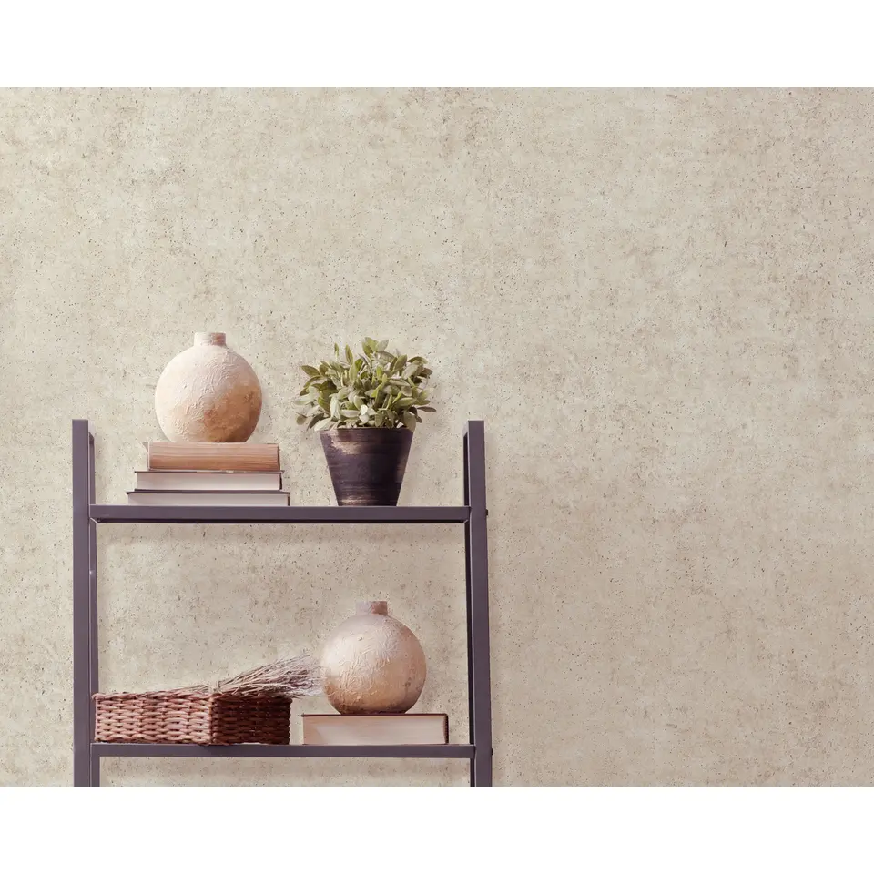 Dutch Wallcoverings - Reflets beton beige - 0,53x10,05m