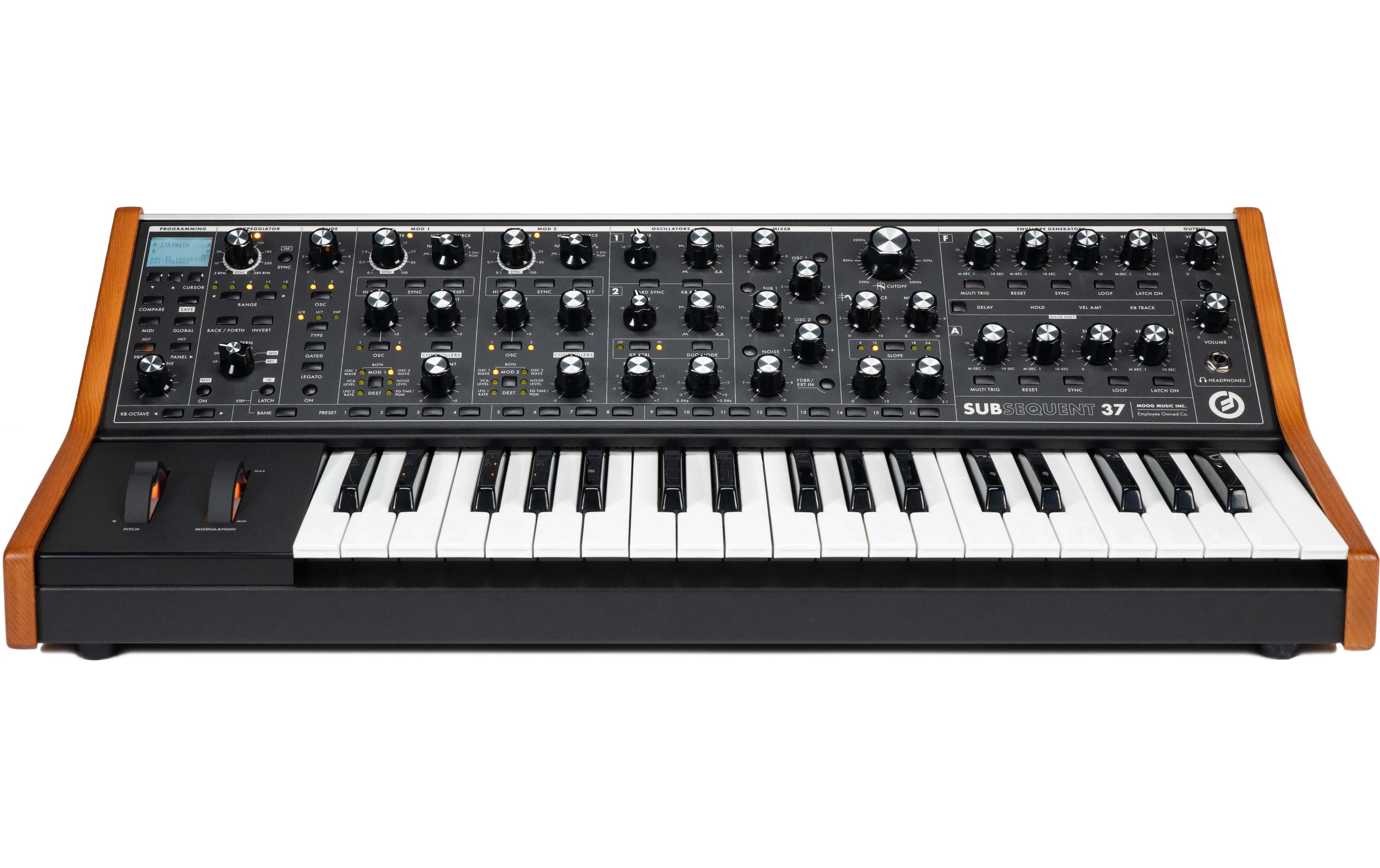 Synthesizer Subsequent 37<br>Paraphonischer analoger Synthesizer