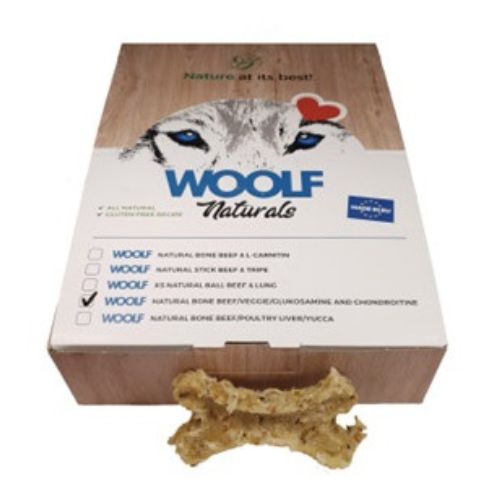 Woolf Natural Osso de Boi, Vegetais, Glucosamina e Condroitina