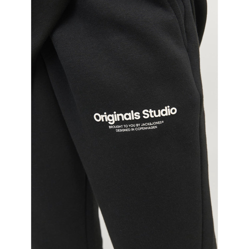 Køb Jack & Jones Junior Black Gordon Vesterbro Cuffed Sweatpants Noos