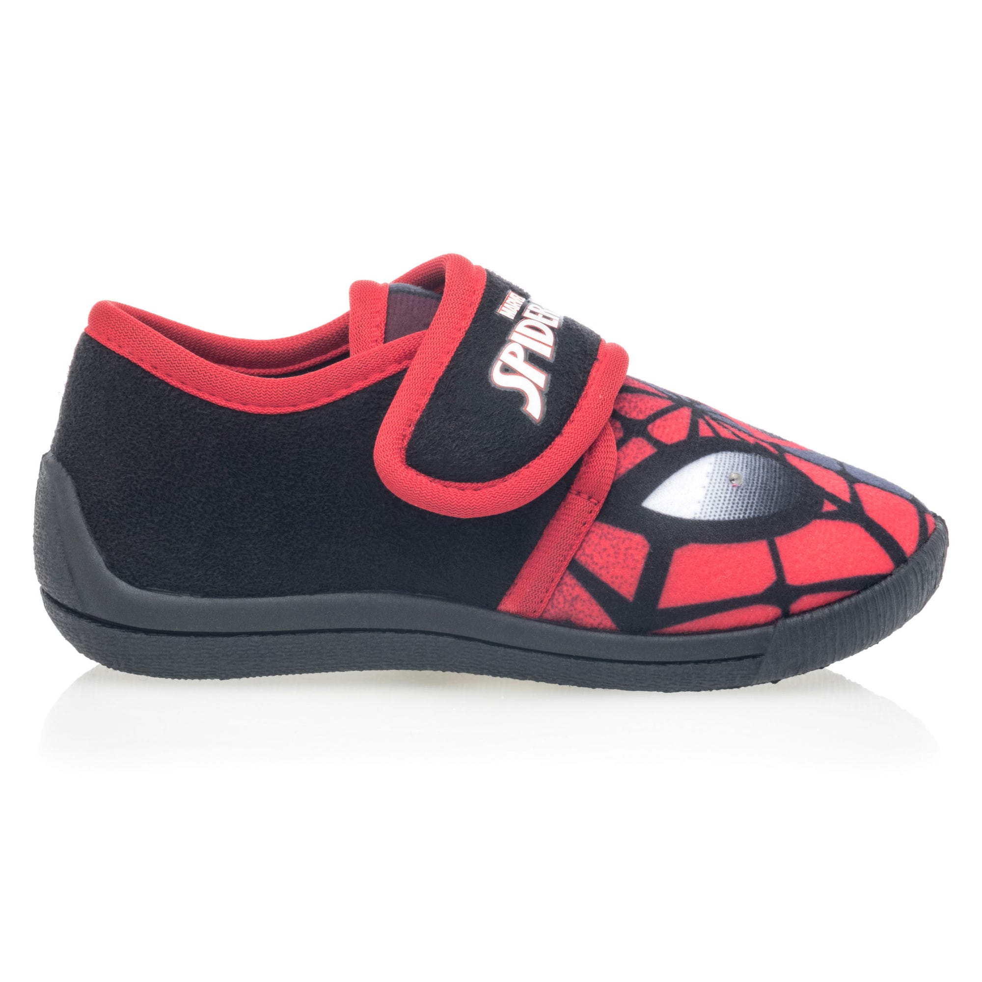 Pantoufles attaches velcros Garçon noir