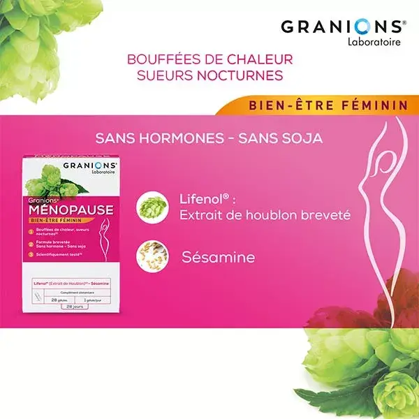 Granions Menopausa 28 cápsulas