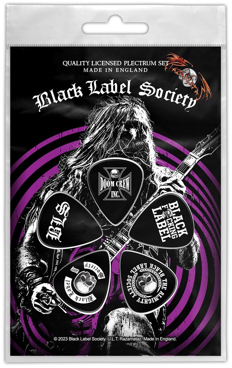 Zakk Wylde | Black Label Society Lot de médiators