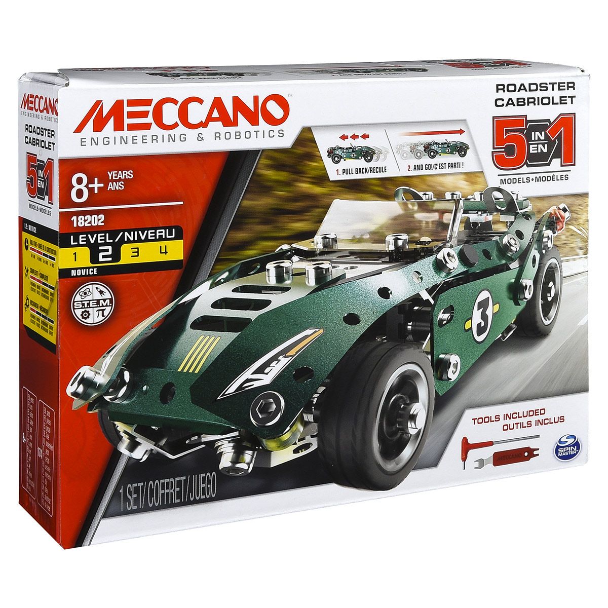 Cabriolet à rétro friction