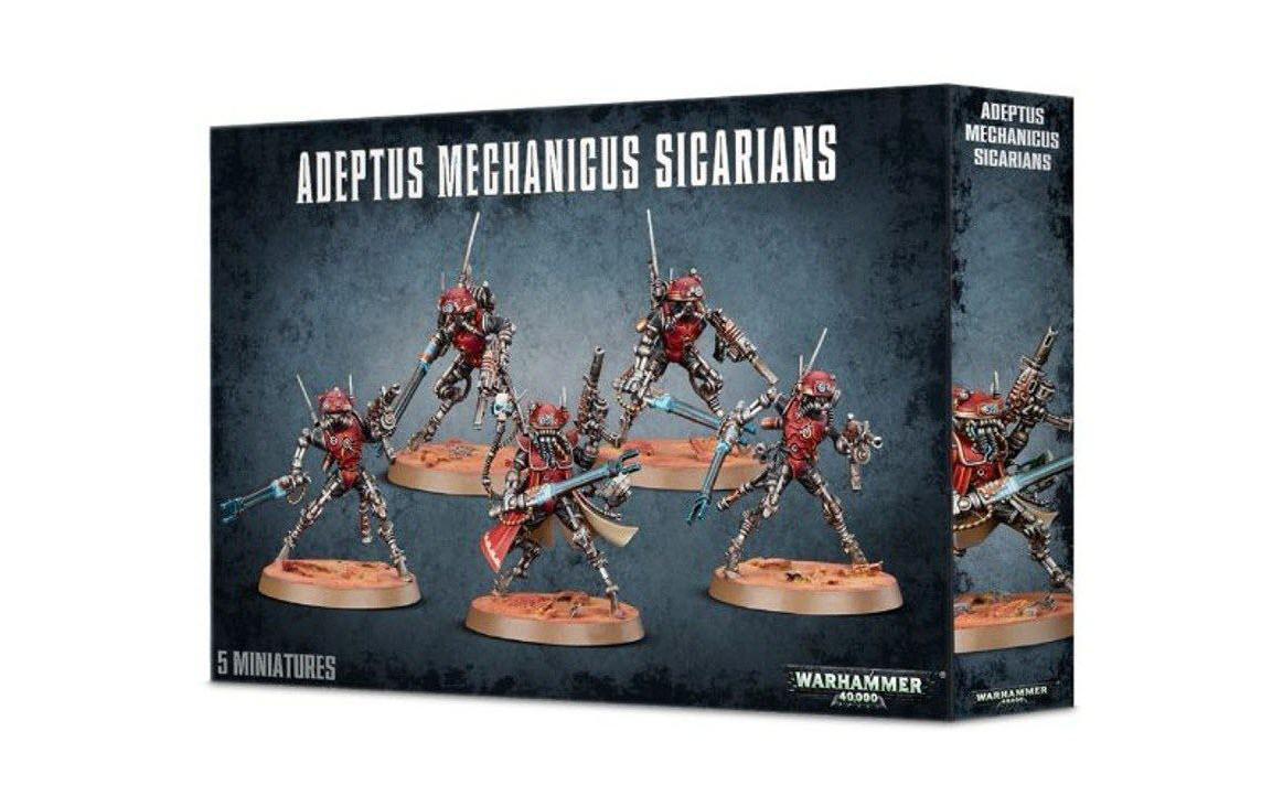 Figurenset Warhammer 40.000 Adeptus Mechanicus SicariansBausatz für 5 Figuren