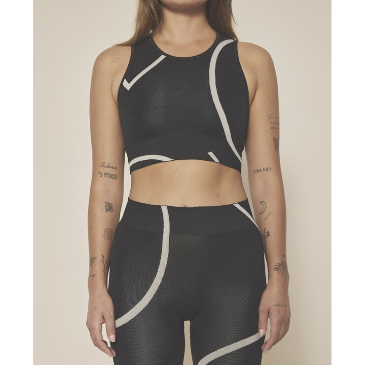 Moonchild Yoga Wear Loud Logo Legging Black / sustained