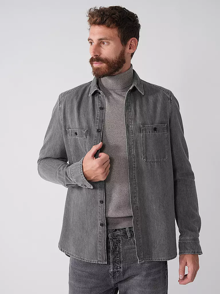 DRYKORN Jeanshemd NOWEN 10 grau