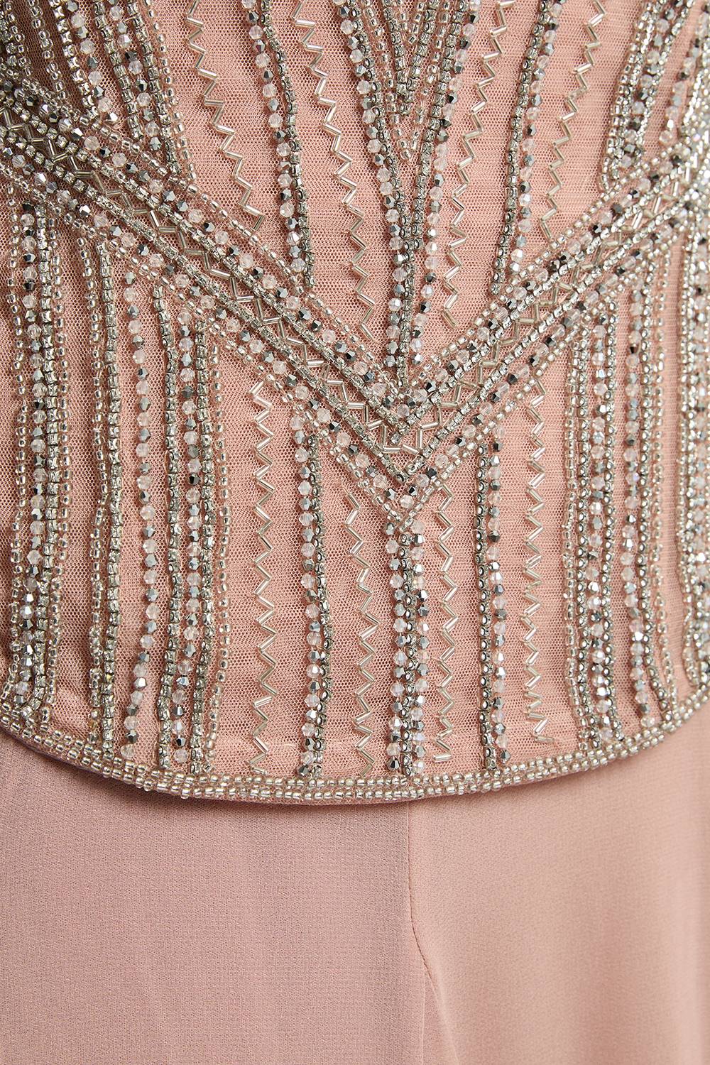 KarenMillen Robe Longue Corset Ornée De Cristaux