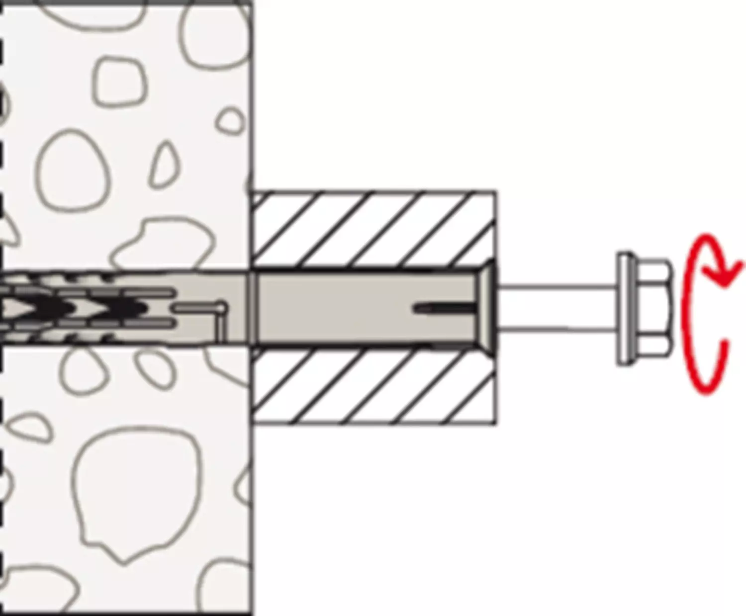 Fischer 46336 Constructie-/kozijnplug SXR 10 x 200 FUS - T40/SW13 - zeskant schroef - verzinkt staal (50st)