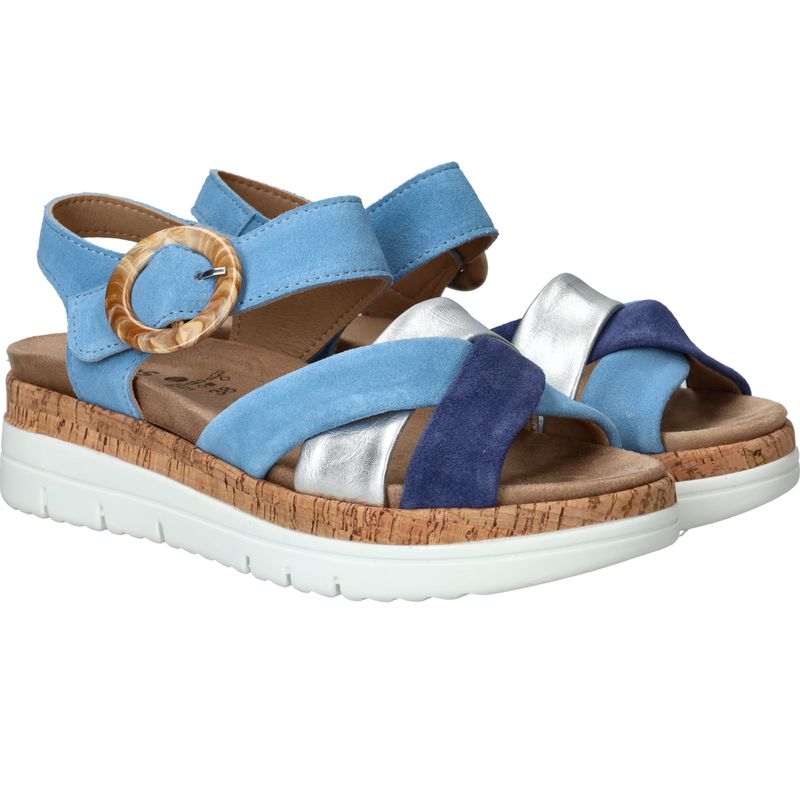 Sens Sandalen Blauw Dames