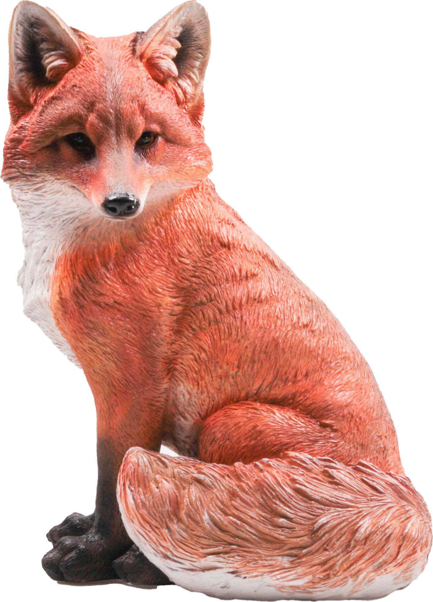Farmwood Animals tuinbeeld Roxy vos oranje 21 x 23 x 32 cm
