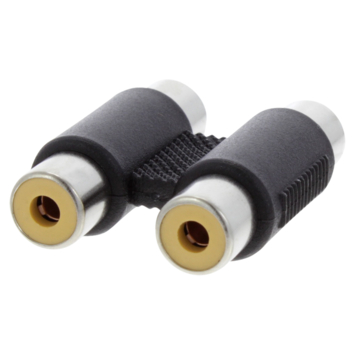 Q-Link tulp verbinder 2x RCA 2x RCA female