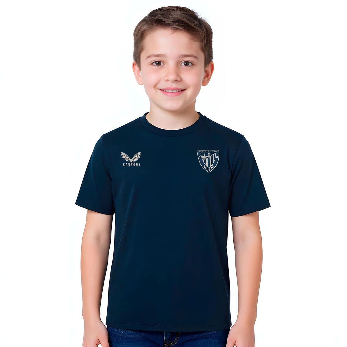 T-Shirt Castore Athletic Club Bilbao Fanswear 2025-2026  Criança
