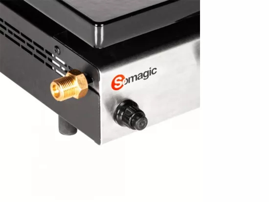 Plancha gaz à poser 2 brûleurs Solia 200 - Somagic
