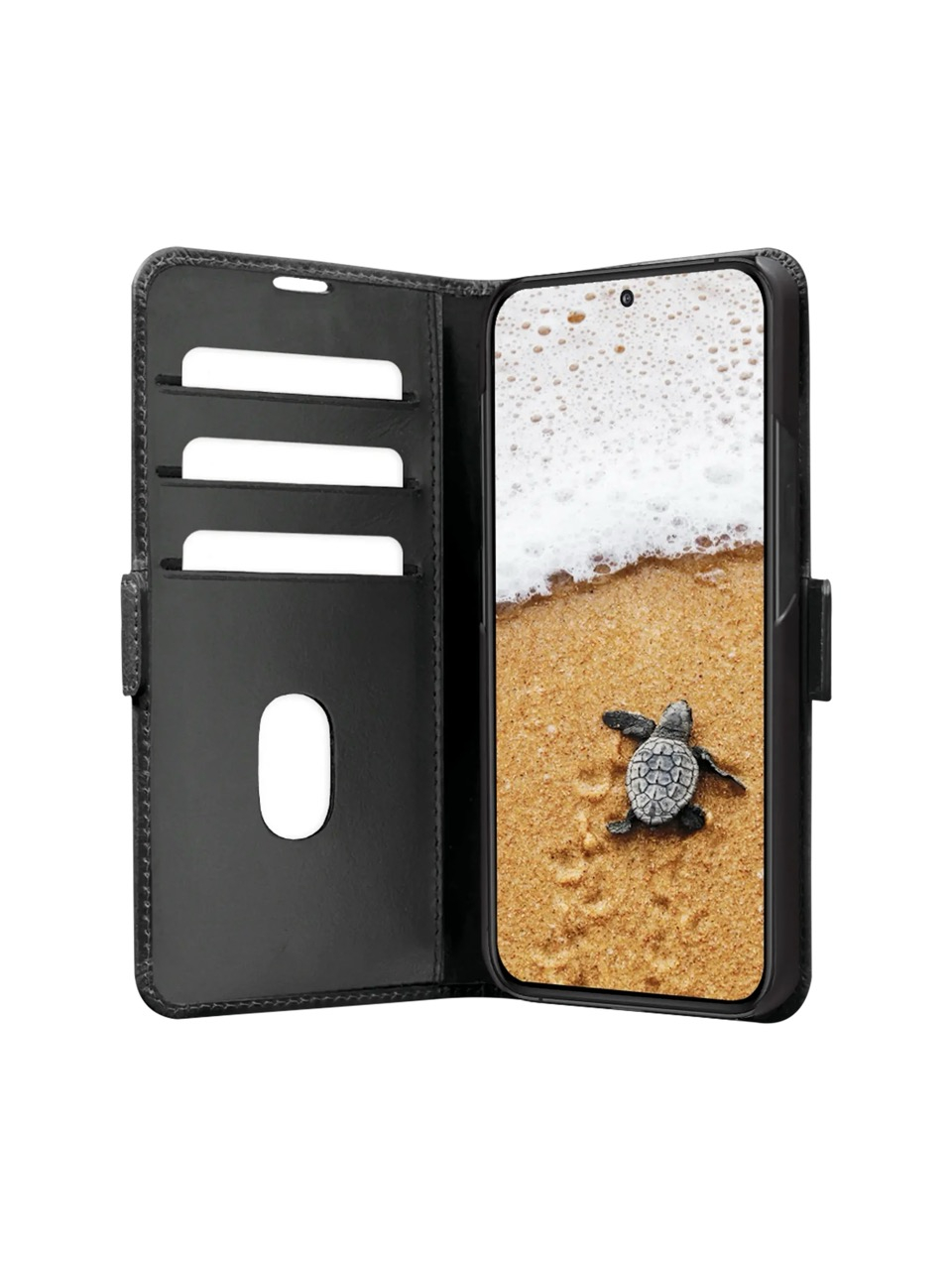 Samsung Galaxy S25 Ultra Echtleder Tasche mit RFID Schutz Copenhagen (COSUGTBL6439) - Schwarz