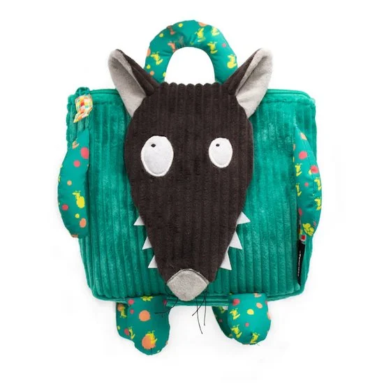 LOUP x Deglingos sac à dos velours   Vert        de               Les Déglingos