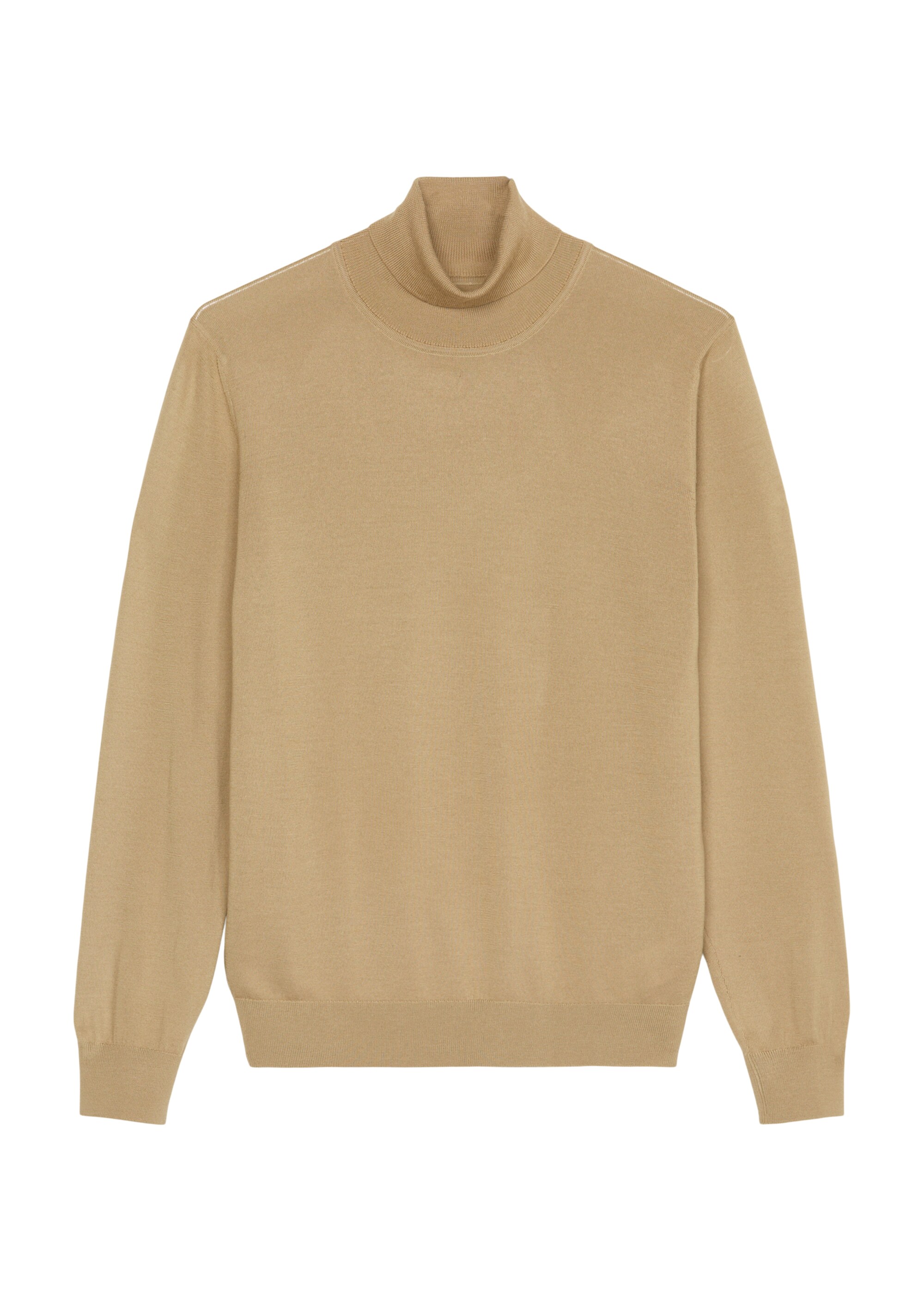 Rollkragen-Pullover shaped aus softer Schurwolle