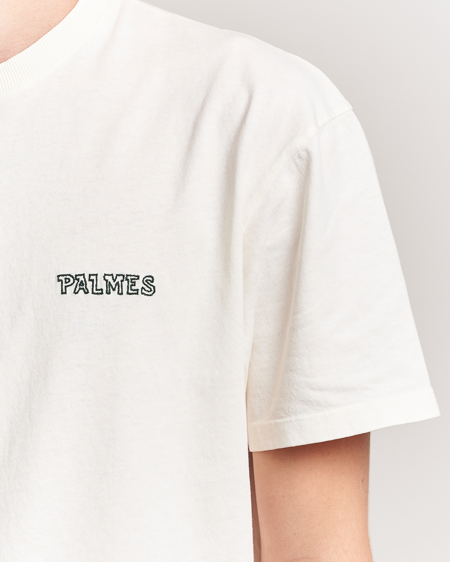 Palmes Logo T-Shirt Broken White