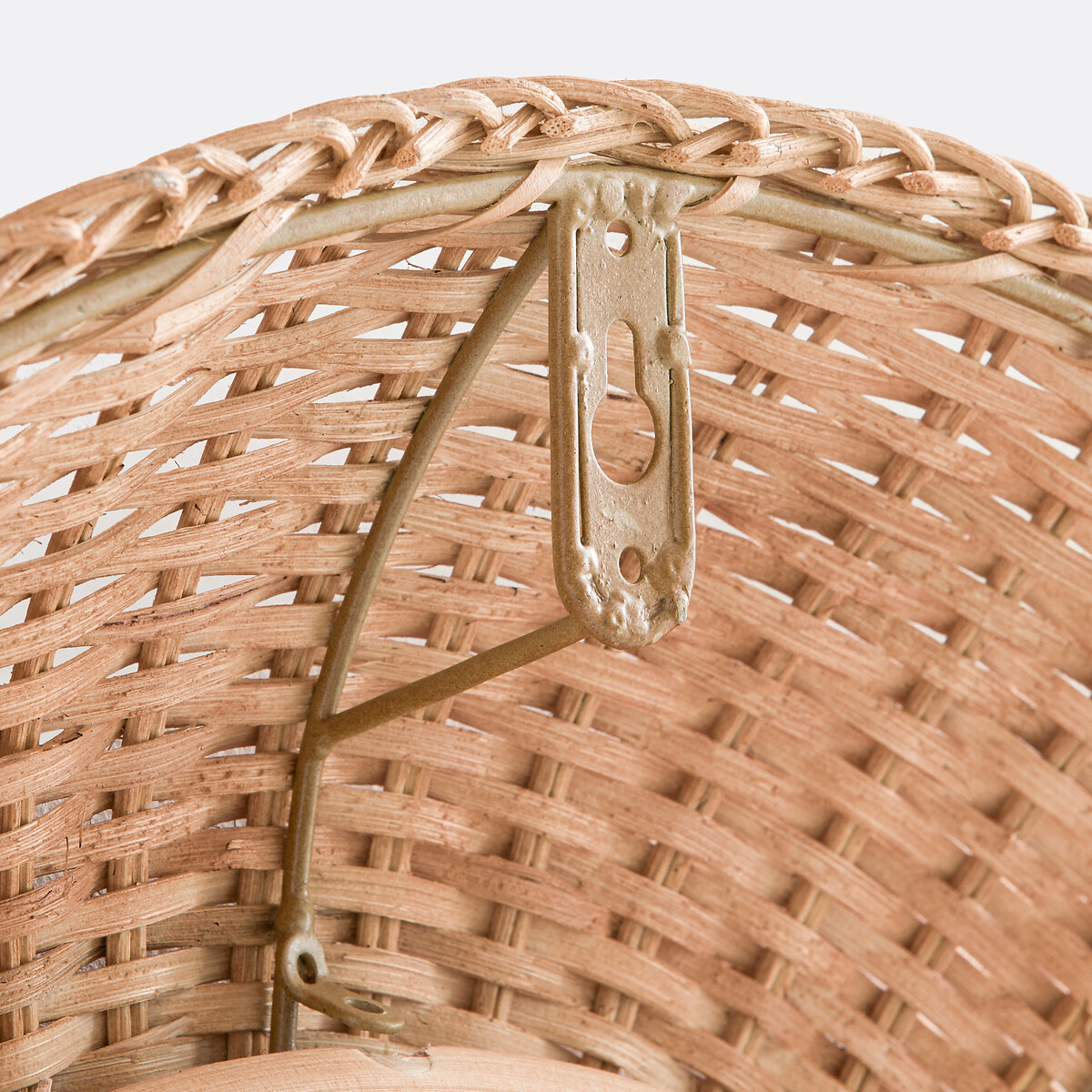 LA REDOUTE INTERIEURS<br>Espelho redondo abobadado em rattan ø60 cm, Naria