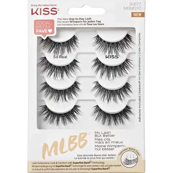 MLBB Lashes Multipack - So real