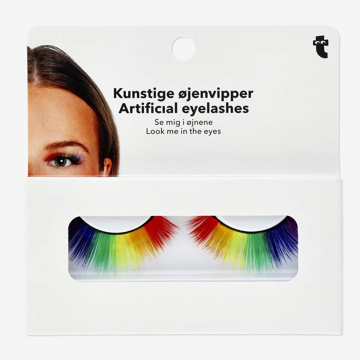 Kunstige regnbueøjenvipper