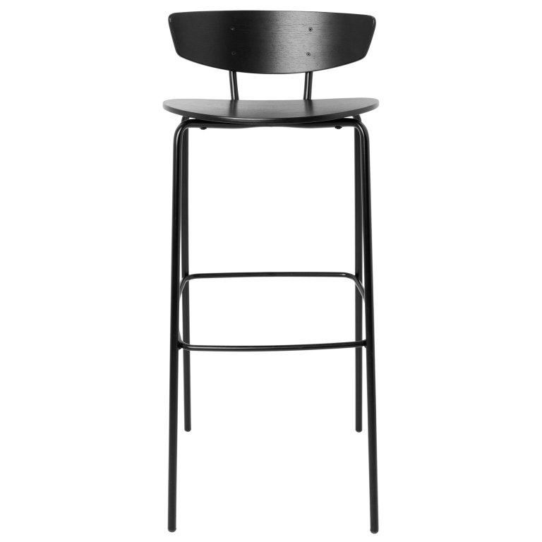 Ferm Living Herman barkruk 76cm zwart