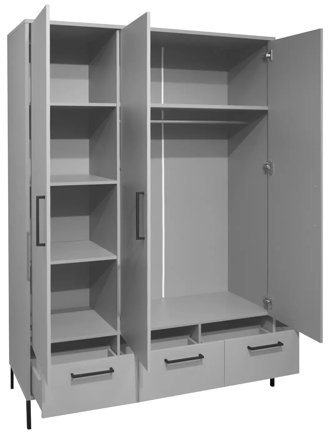 Kleiderschrank Ole 148 x 195 cm