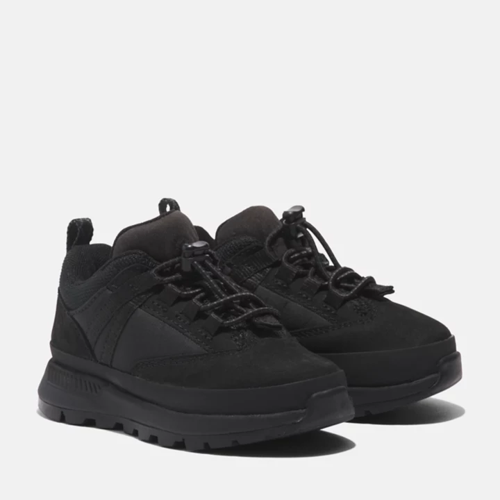 Basket Euro Trekker pour tout-petit en noir