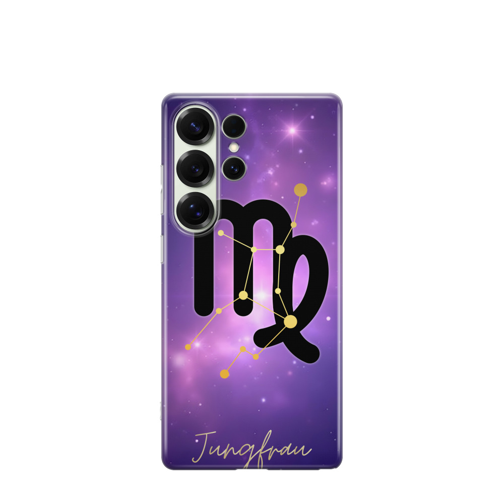 Samsung Galaxy S25 Ultra Gummi Hülle Jungfrau 1 - Lila-Violett