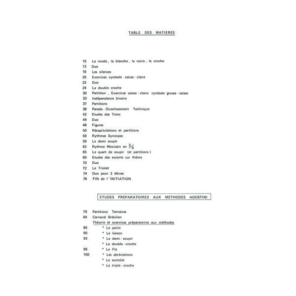 Dante Agostini Methode De Batterie Vol.0