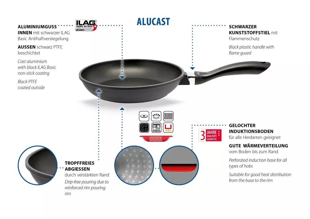 Bratpfanne Alucast Ø 28 cm