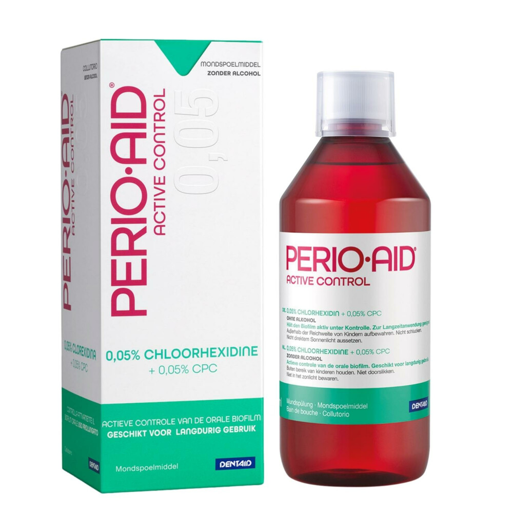PerioAid Mondspoelmiddel Active Control 0.05% CHX500 ml