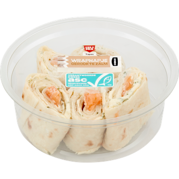 Jumbo Wraphapje Gerookte Zalm met Roomkaas 110 g