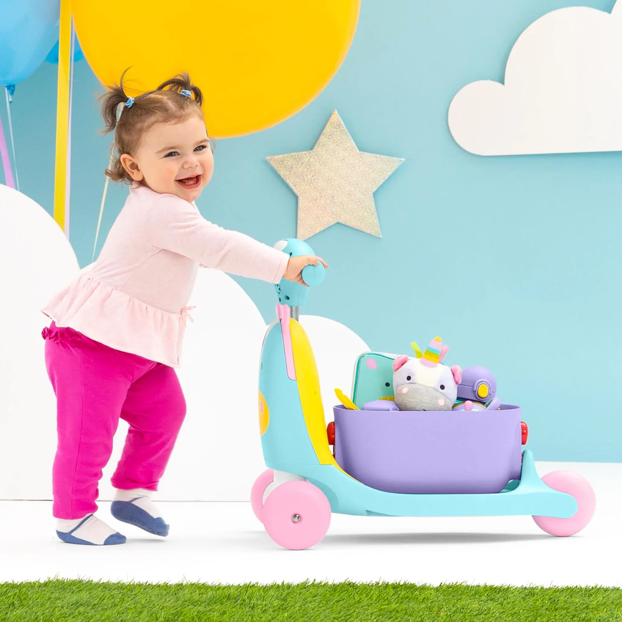 Skip Hop Trottinette 3-en-1 Licorne