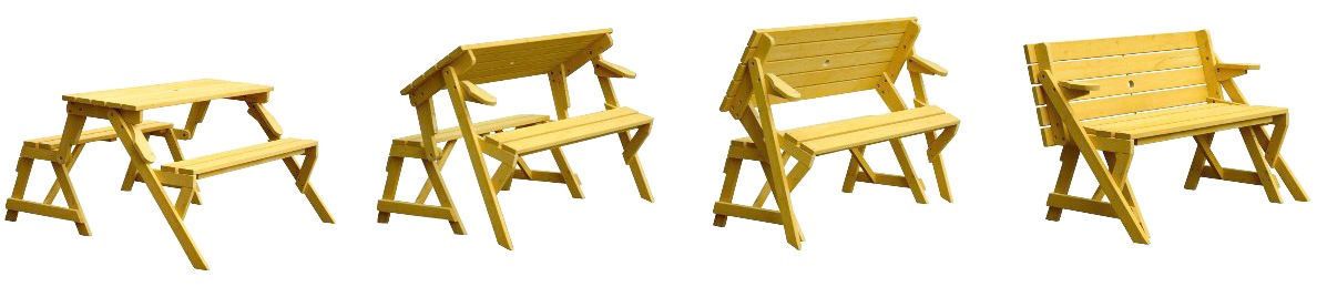 dobar Gartentisch »2 in 1« BxTxH: 138x144x77 cm