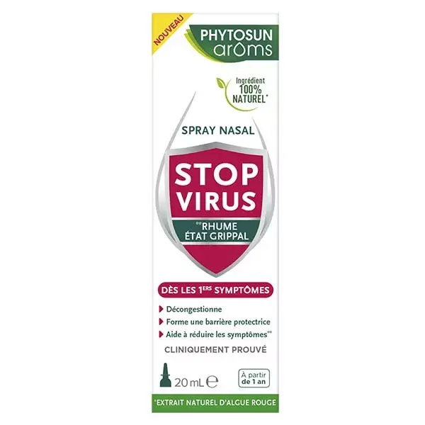 Phytosun Arôms Spray Nasal Rhume Etat Grippal 20ml