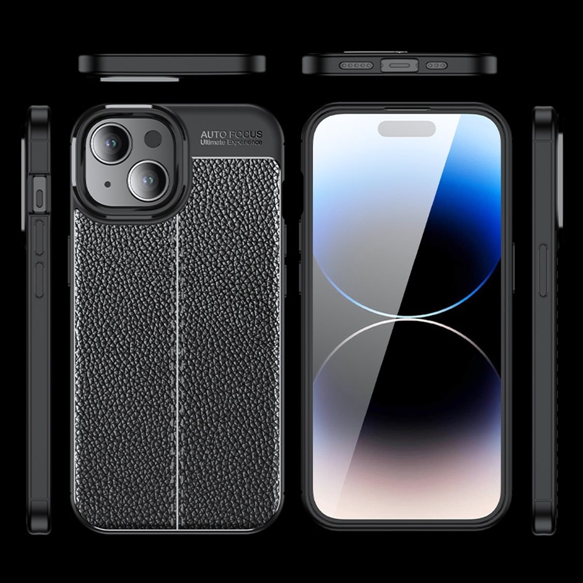Hülle Handy Schutz für Apple iPhone 15 Case Cover Bumper Etuis Backcover Schale