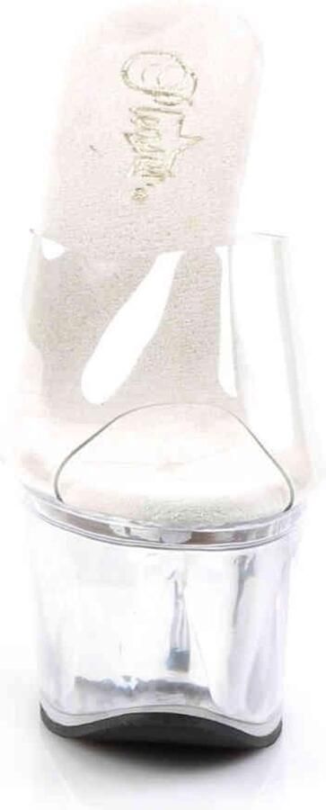 Pleaser BEAU-601 Sleehakken 37 Shoes Transparant Wit
