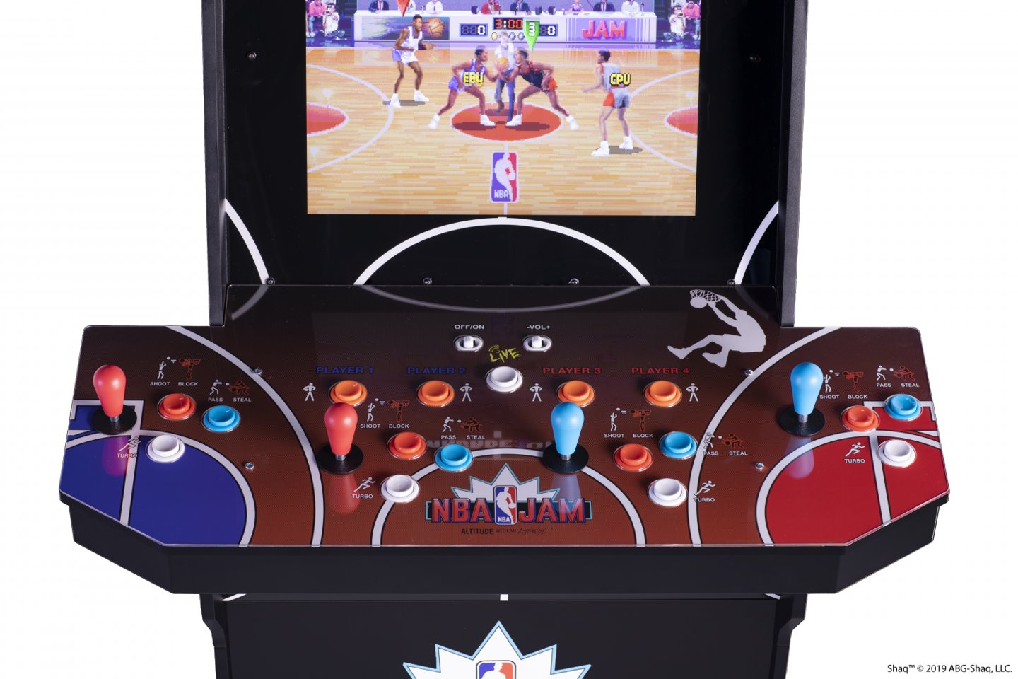 ARCADE 1 Up Nba Jam Shaq Xl Arcade Machine