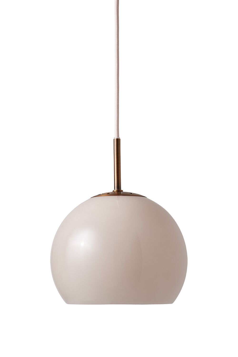 Frandsen  Ball Glass pendellampe, Sand Grey - Ø18