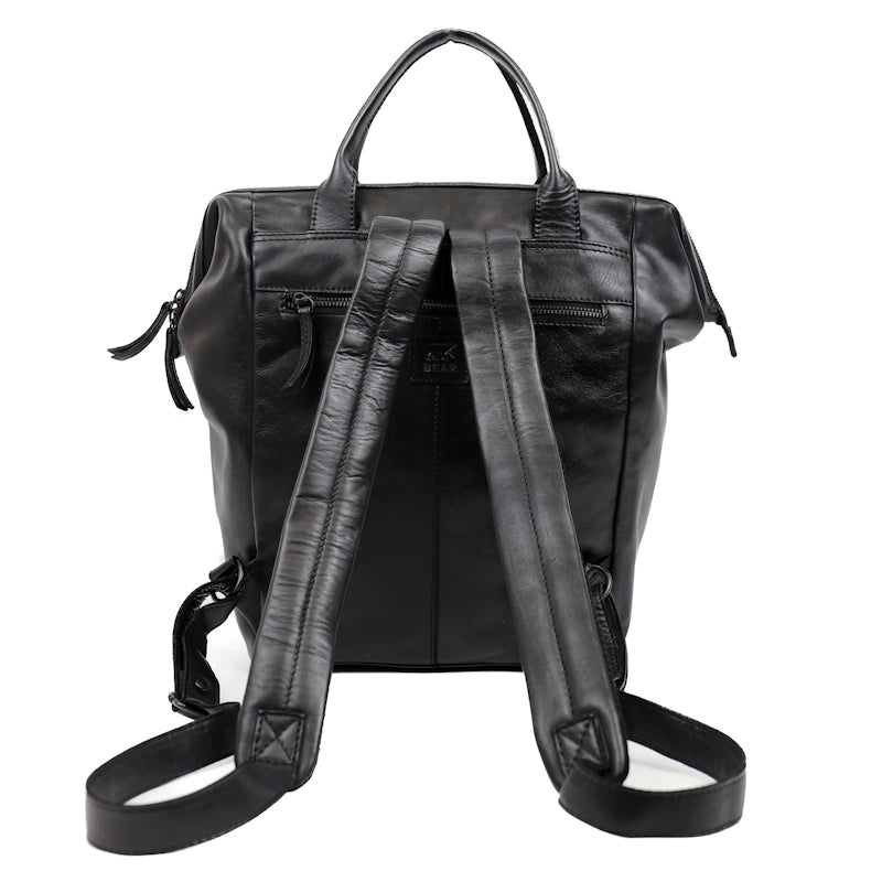 Bear Design Rugtas met Beugelsluiting Jurian Black