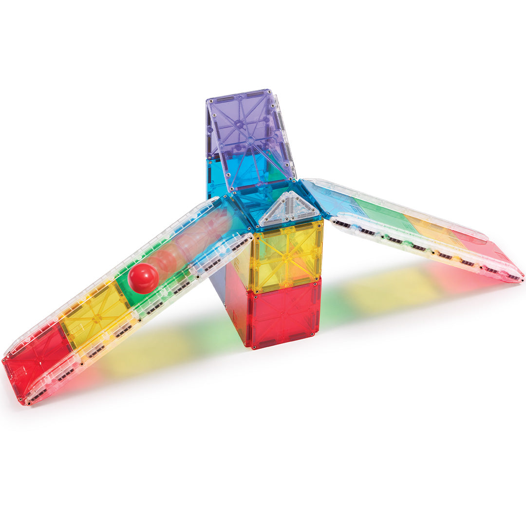 magna-tiles knikkerbaan rail racers - 33st