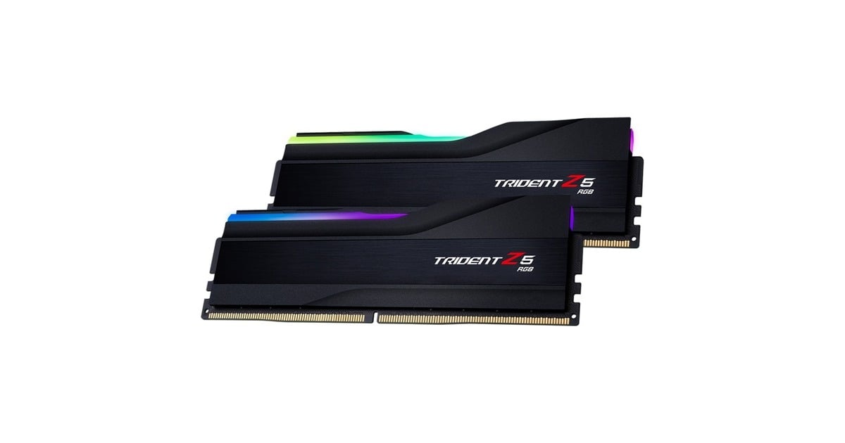 G.Skill64 GB DDR5-6000 Kit werkgeheugen  (Zwart, F5-6000J3040G32GX2-TZ5RK, Trident Z5 RGB, XMP)