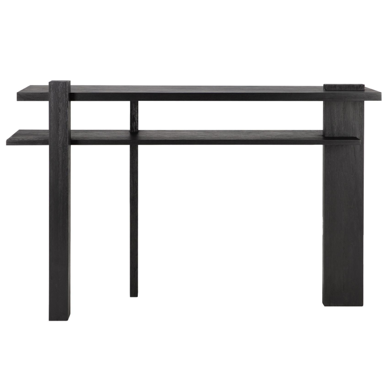 Ethnicraft Abstract sidetable teak zwart