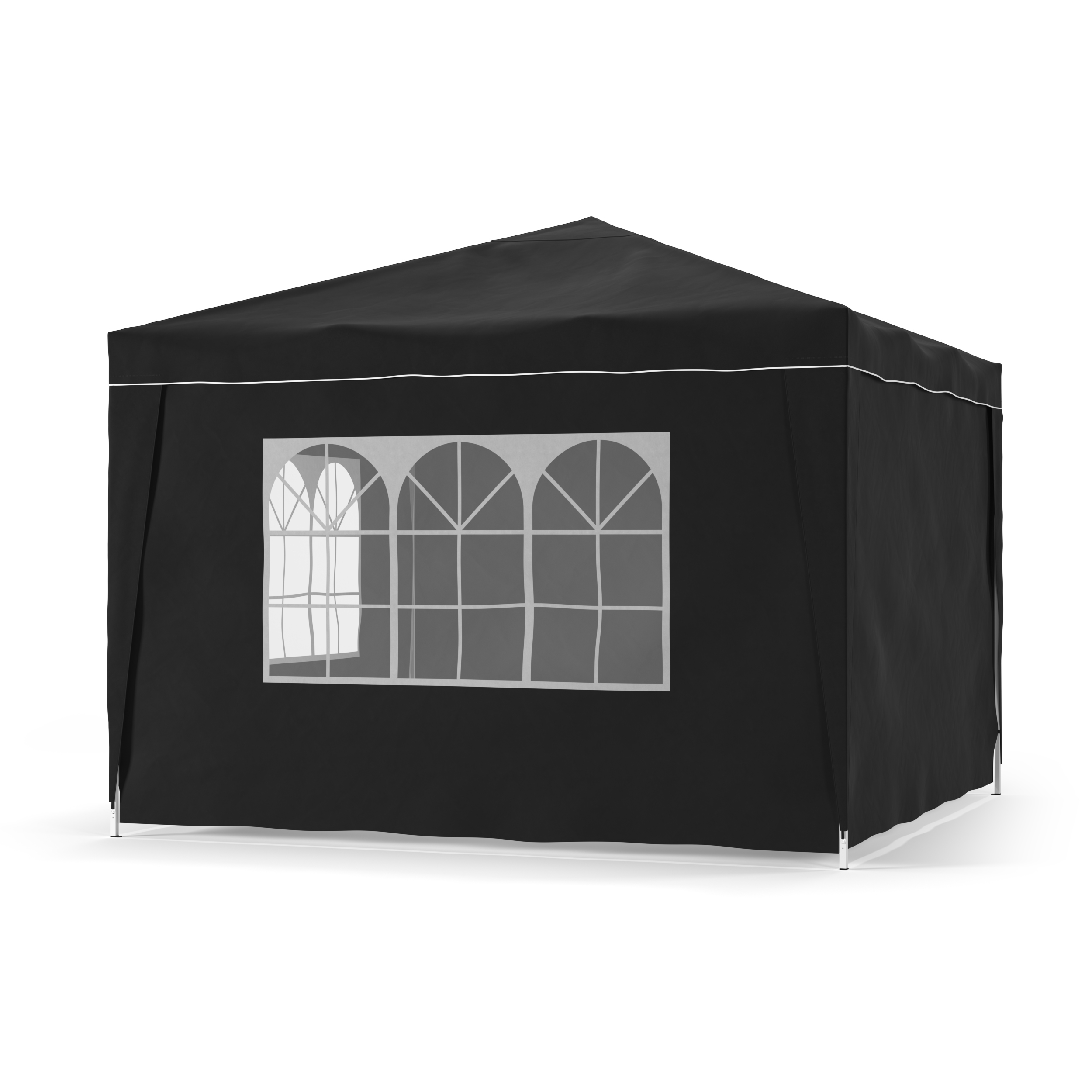 Seitenwände für Faltpavillon MELODY schwarz 4 Stk.