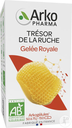 Arkogélules Gelée Royale Bio 150 Gélules