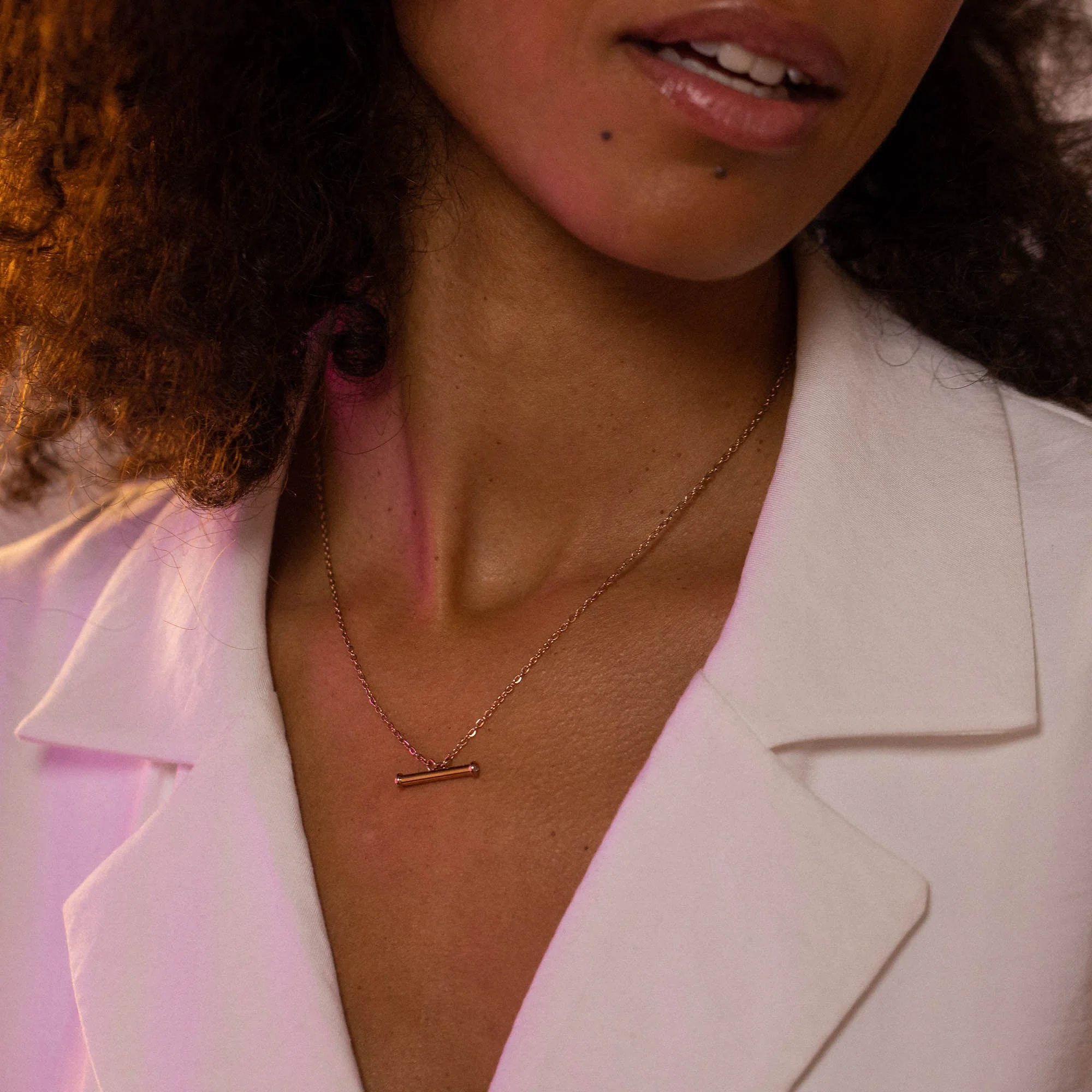 Glitter Knebel Kette