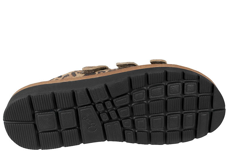 NEW FEET SLENTERS MED TRE REMME I LEOPARD