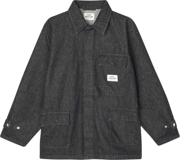 Mads Nørgaard - Copenhagen Dark Denim Johnny Jacket Sort